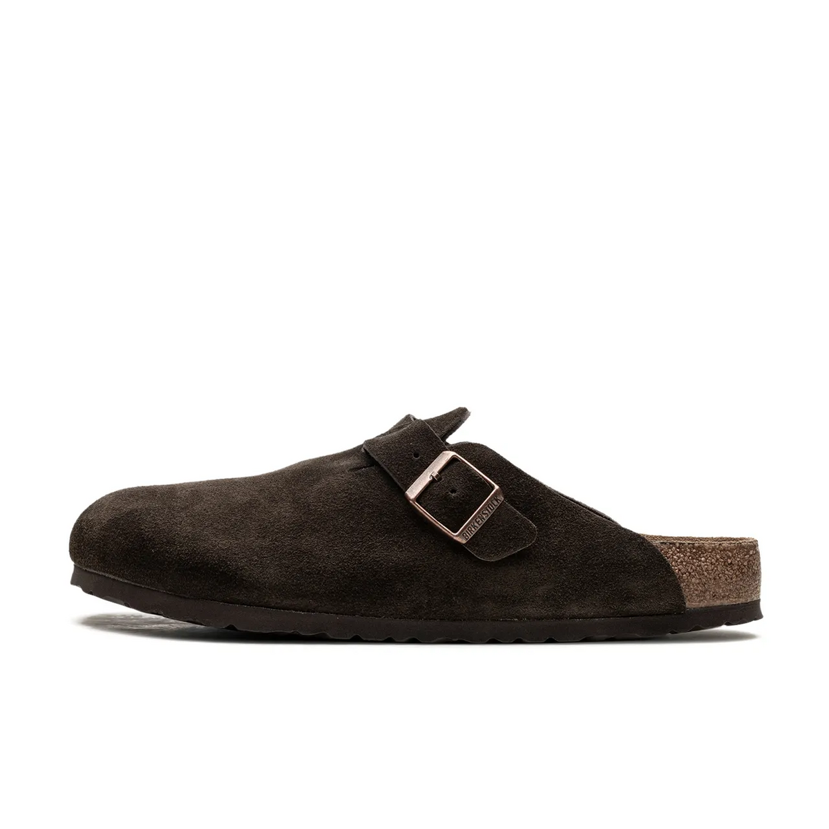 Birkenstock Boston Soft Footbed Suede Mocca