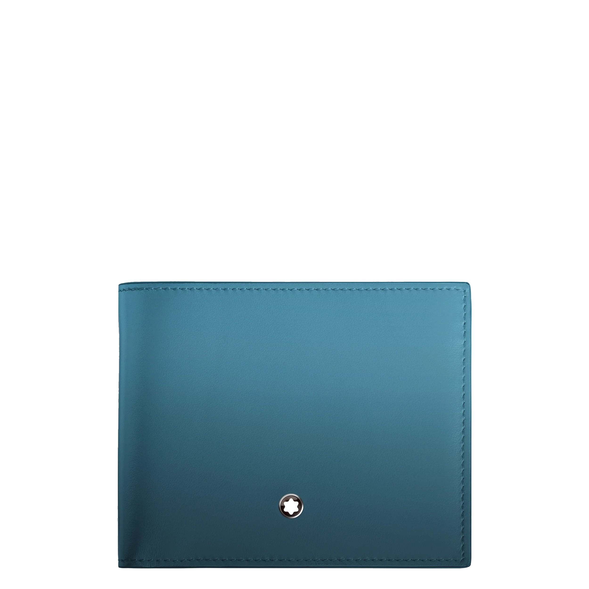 Montblanc portafoglio 6 scomparti Meisterstück blu fumé sfumato 199266