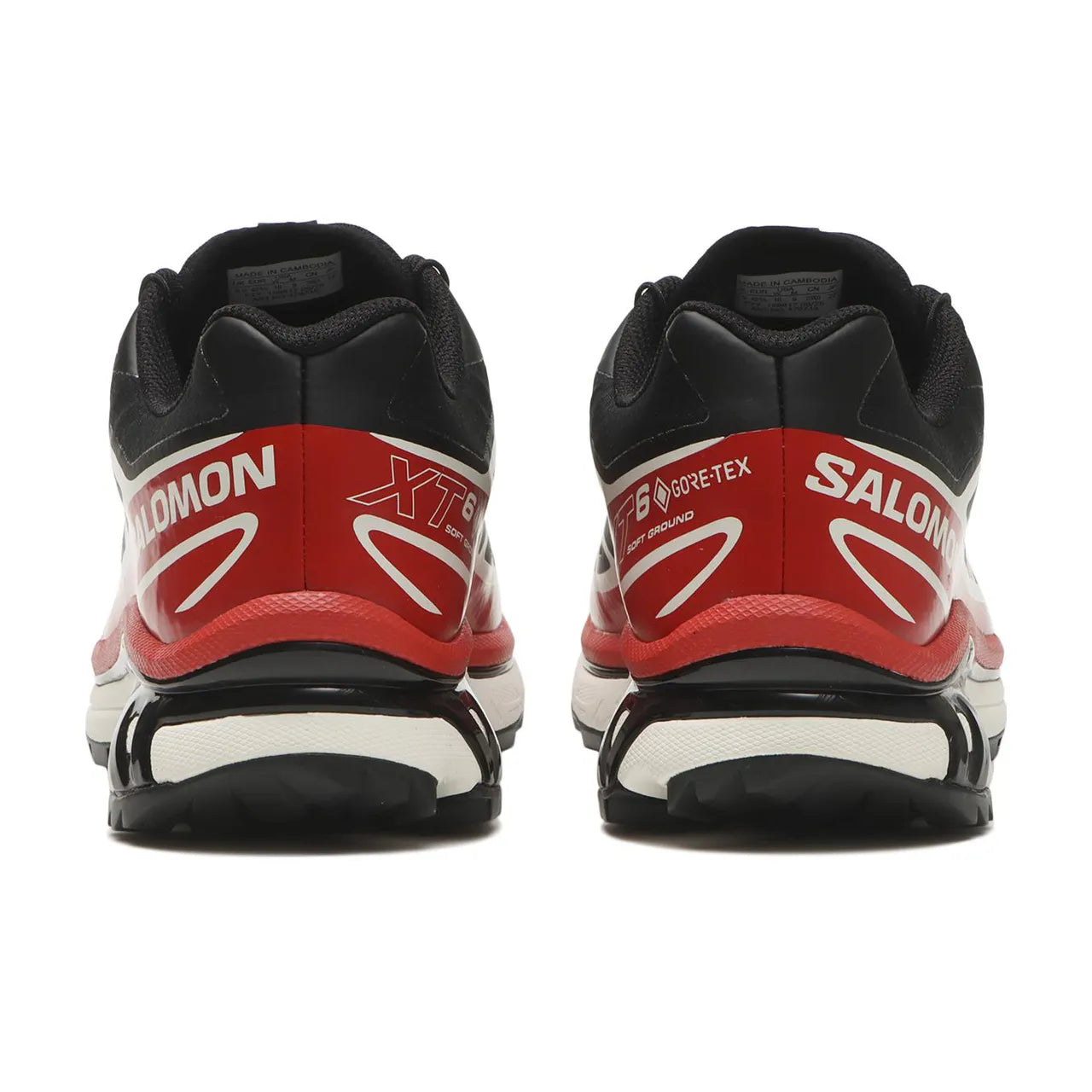 Salomon XT-6 Gore-Tex Black Flame Scarlet
