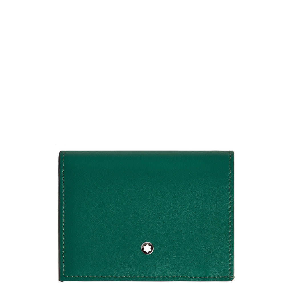 Montblanc portafoglio continental nano malachite verde 220227