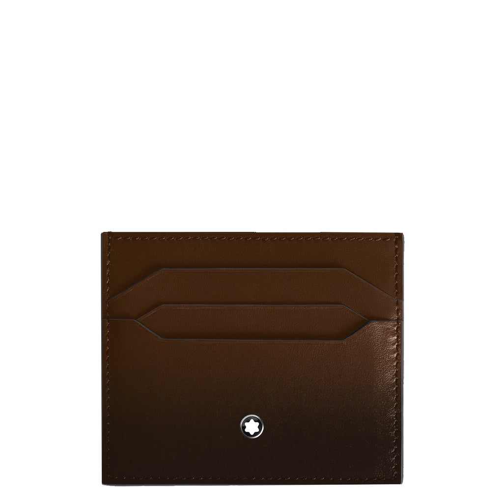 Montblanc porta carte 6 scomparti Meisterstück sfumato marrone 220319