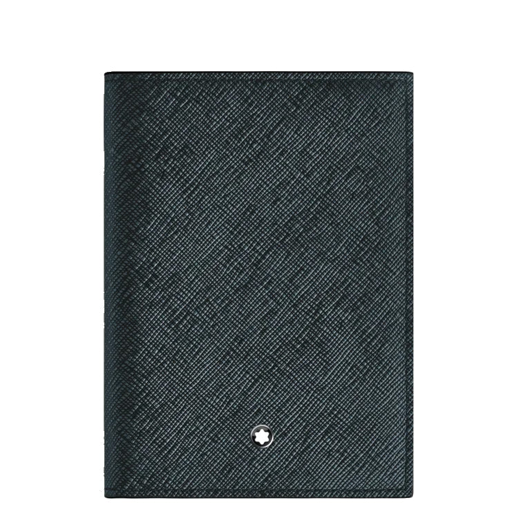 Montblanc custodia per passaporto Sartorial tweed blu 220433