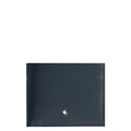 Montblanc portafoglio 6 tasche pelle Meisterstück velluto blu 220446