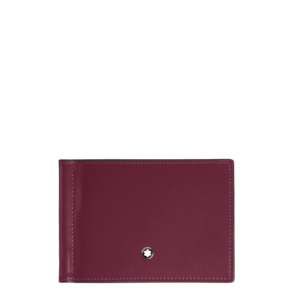 Montblanc portafoglio 6 scomparti con fermasoldi Meisterstück Cassis 199301