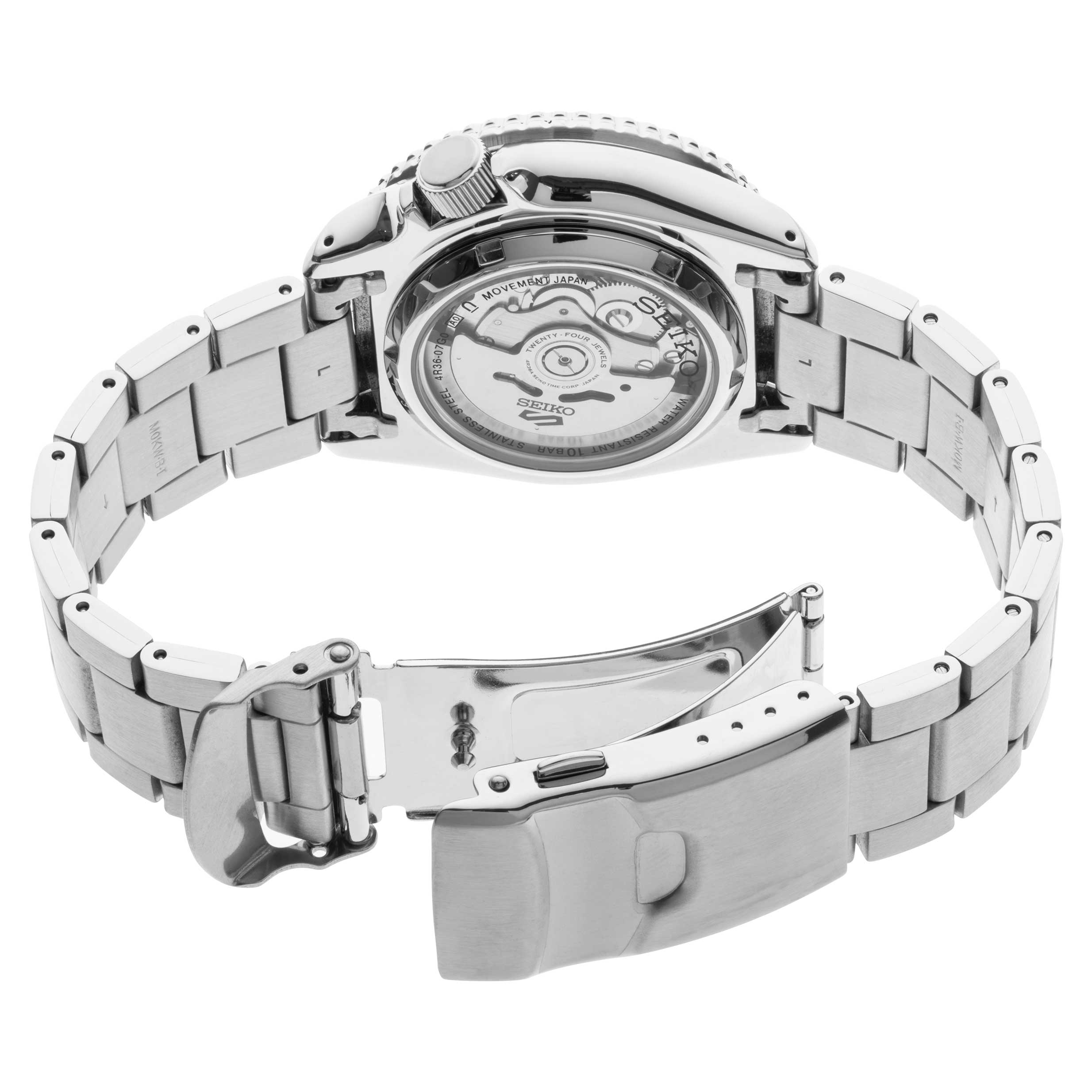 Seiko 5 Sports SRPD63K1 – Automatico, Ghiera girevole,  Verde, Cassa 42,5 mm