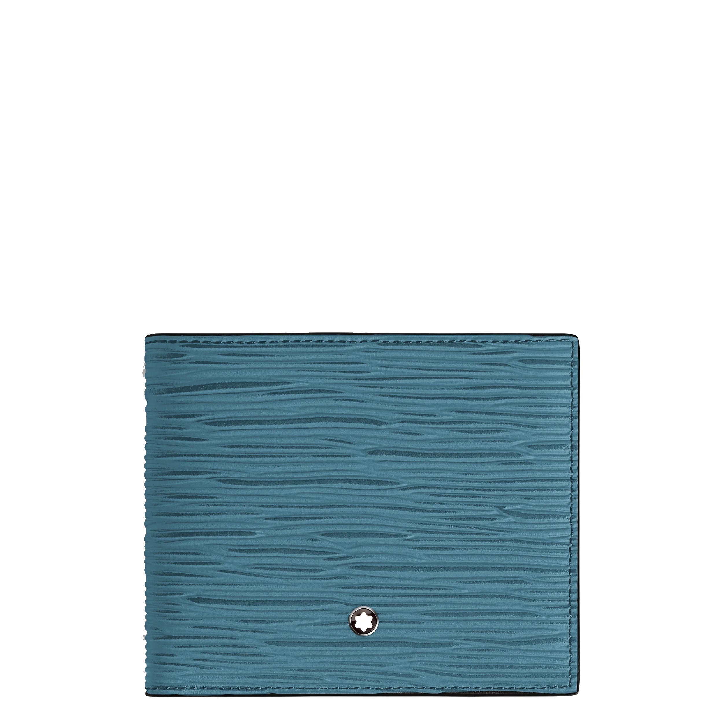 Montblanc portafoglio 8 scomparti 4810 Blu Fumé 199343