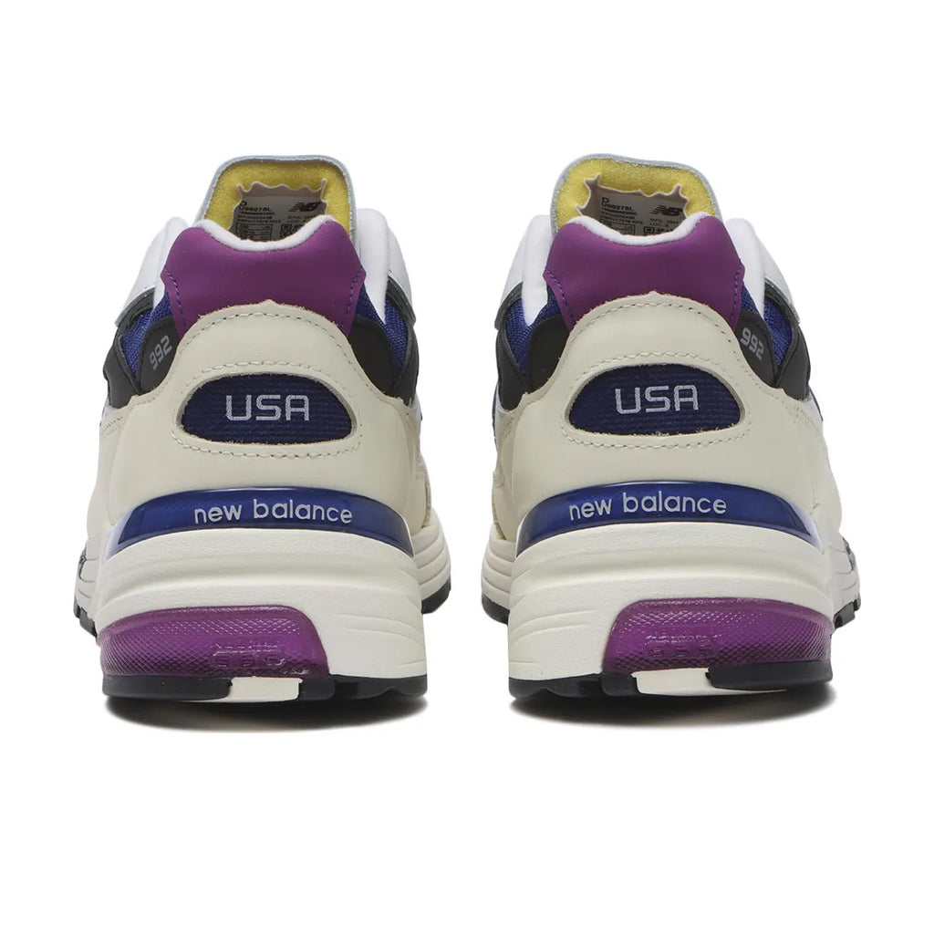 New Balance 992 MiUSA White Royal Purple Fuchsia