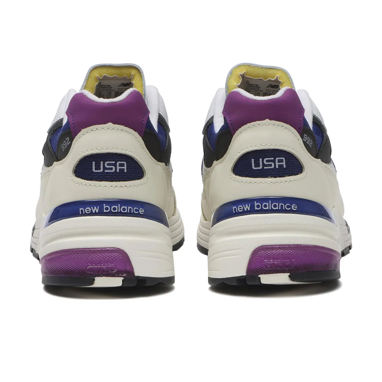 New Balance 992 MiUSA White Royal Purple Fuchsia