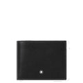 Montblanc portafoglio Meisterstuck 6 scomparti con 2 tasche a vista nero 198314