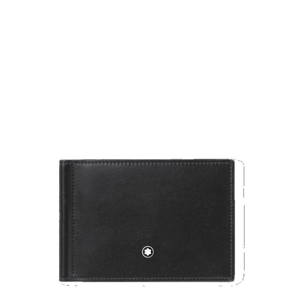 Montblanc Portafoglio Meisterstück 6 scomparti con fermasoldi nero 198313