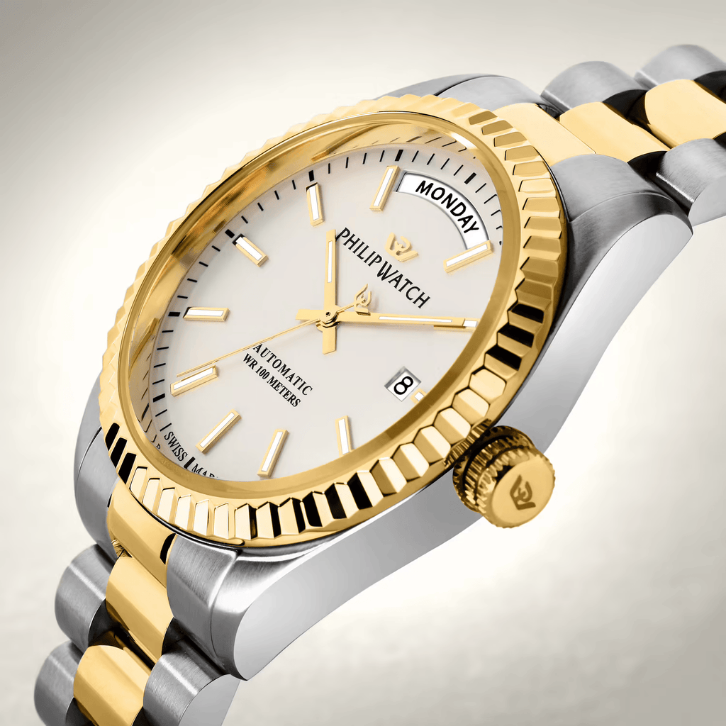 Philip Watch Caribe Automatic daydate oro 39mm – Eleganza svizzera e anima sportiva