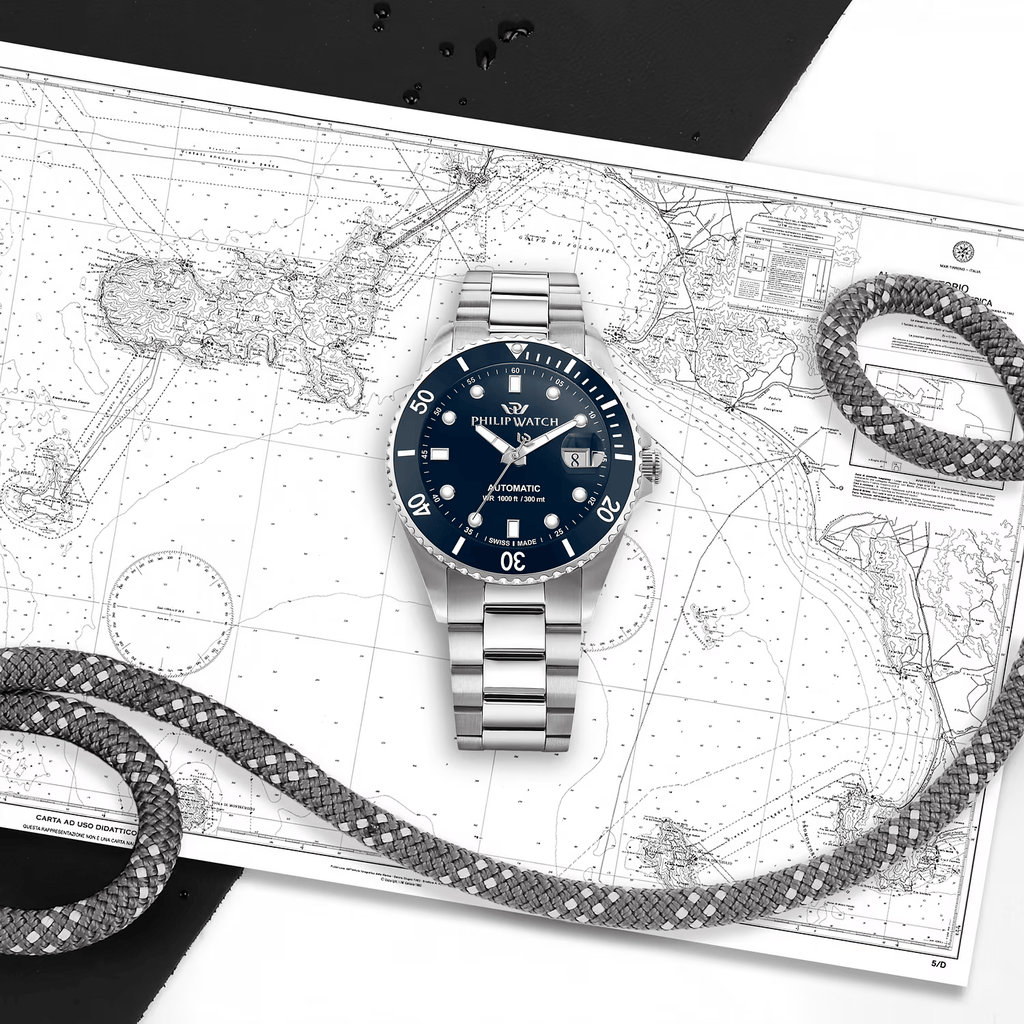 Philip Watch Caribe Automatico Blu R8223216011