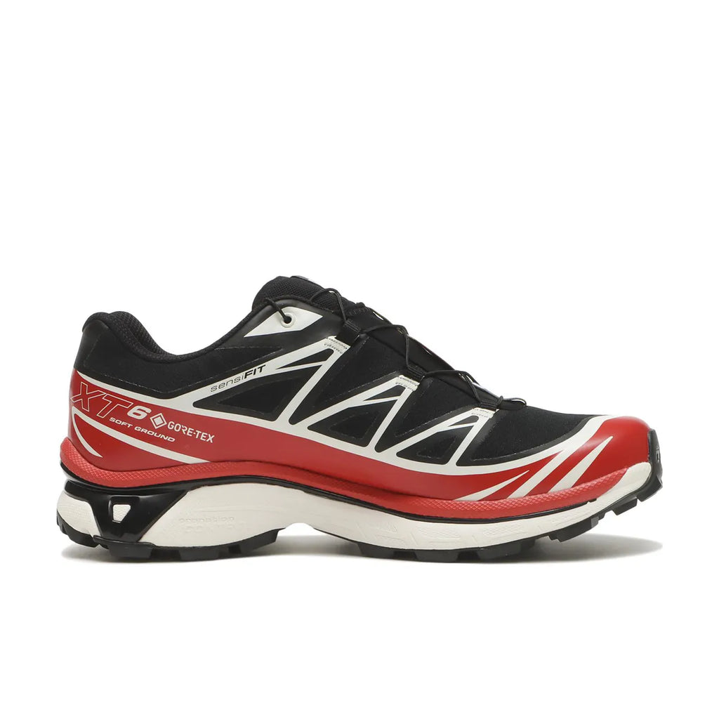 Salomon XT-6 Gore-Tex Black Flame Scarlet