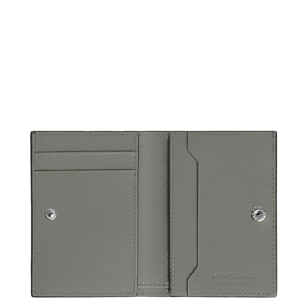 Montblanc portafoglio mini 4 scomparti Sartorial grigio medio 199374