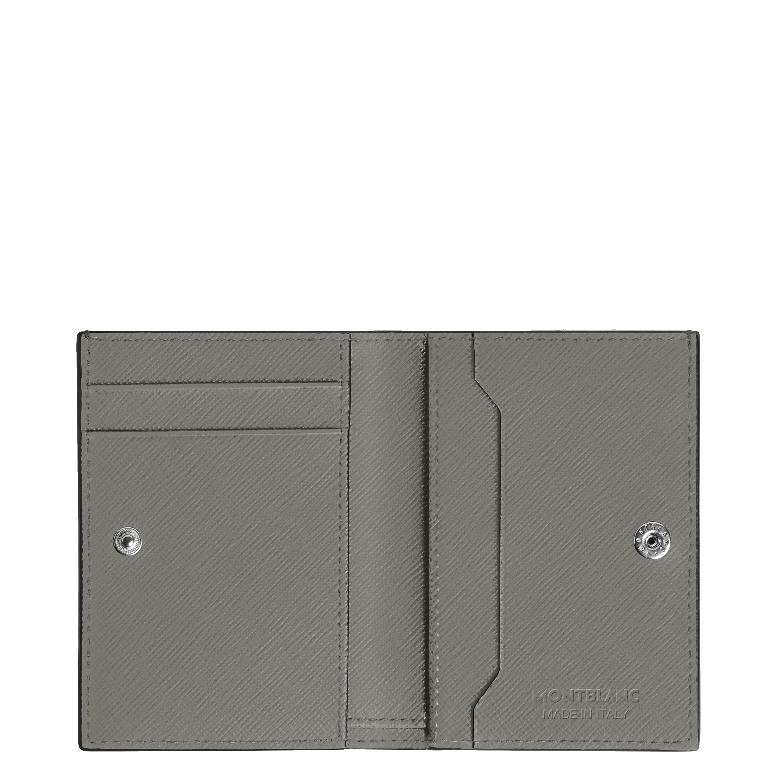 Montblanc portafoglio mini 4 scomparti Sartorial grigio medio 199374