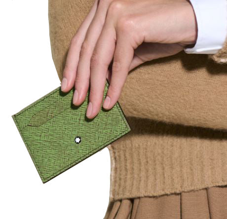 Montblanc porta carte 5 scomparti Sartorial multi lime / cassis 199388