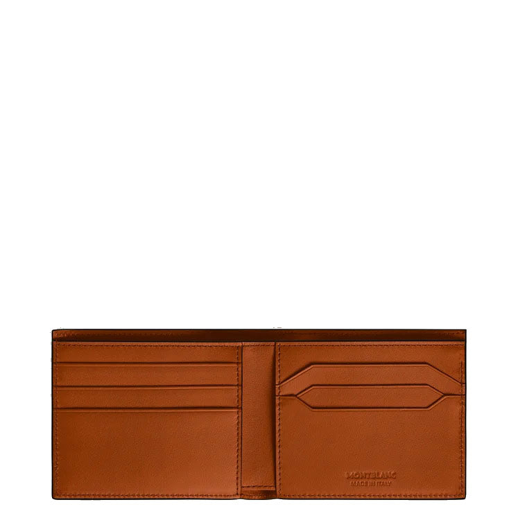 Montblanc portafoglio Meisterstück 6 scomparti ruggine 198806