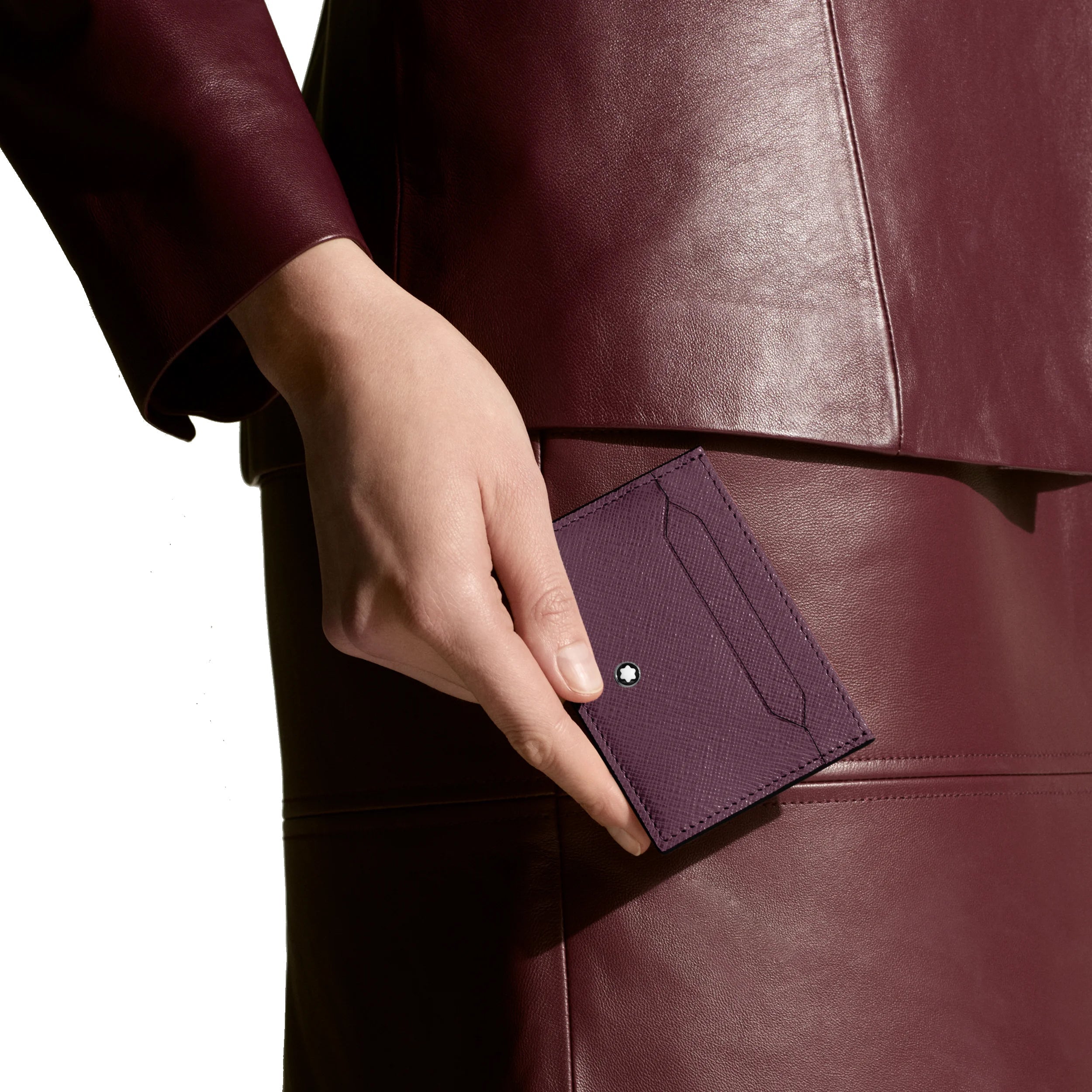 Montblanc porta carte 5 scomparti Sartorial Cassis 199375