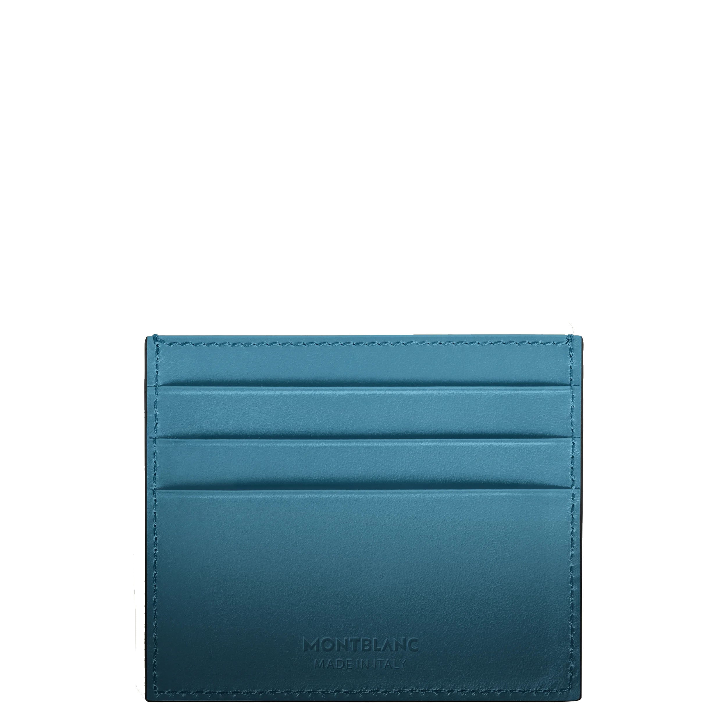 Montblanc porta carte 6 scomparti Meisterstück Blu fumé sfumato 199268