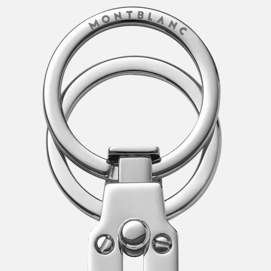Montblanc portachiavi Sartorial con passante blu inchiostro 131735