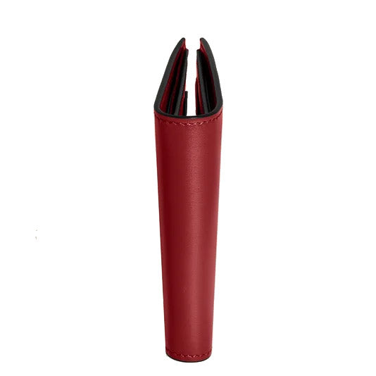 Montblanc portafoglio 6 scomparti Meisterstück ruggine scuro 198805