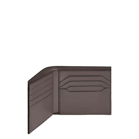 Montblanc portafoglio 4810 8 scomparti grigio caldo 198807