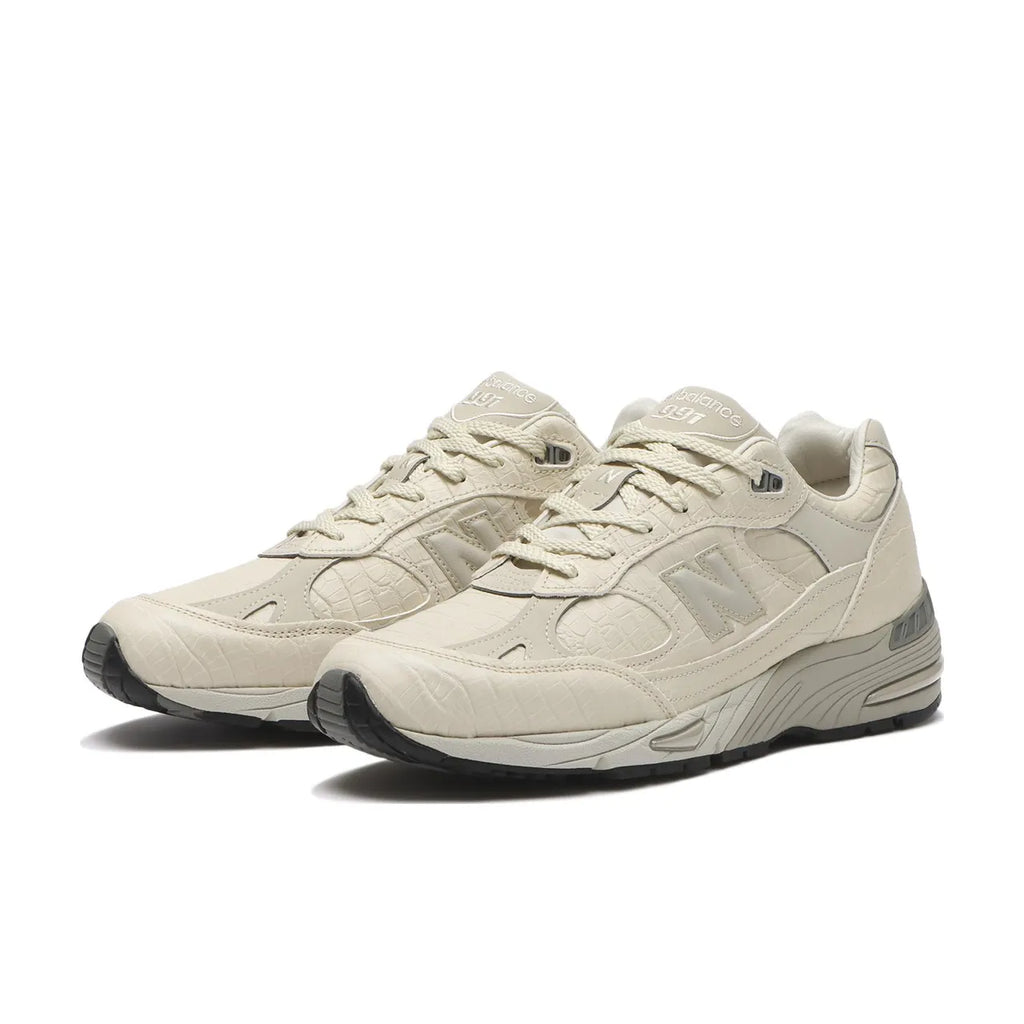 New Balance 991 MiUK Oyster Grey Crocodile