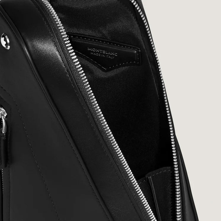 Montblanc borsa a tracolla Soft compatta nero 198742