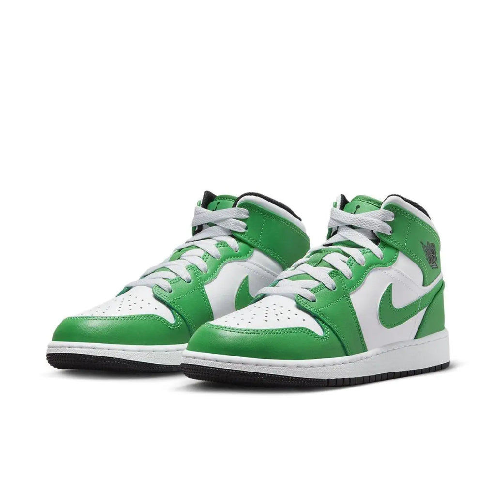 Jordan 1 Mid Lucky Green (GS)
