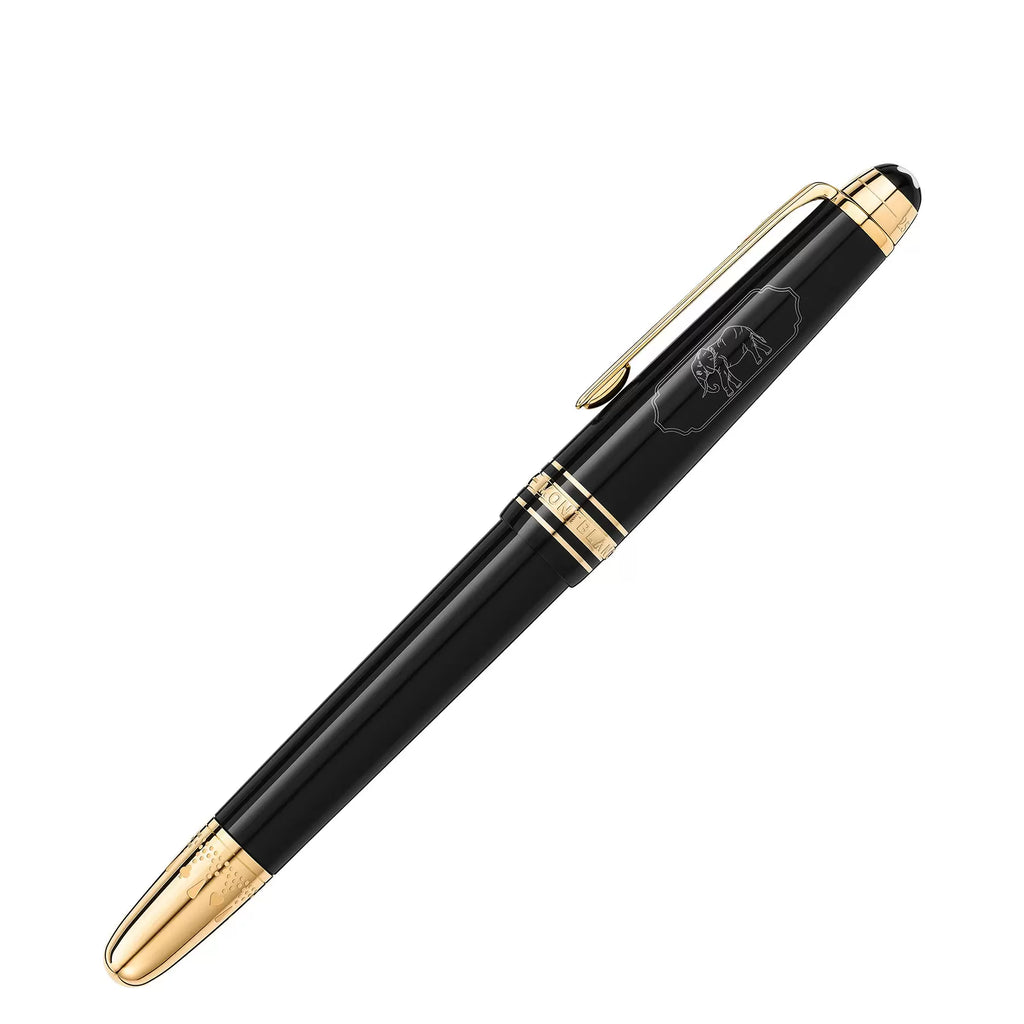 Montblanc penna stilografica Meisterstück Around The World in 80 days anthracite punta M 128472