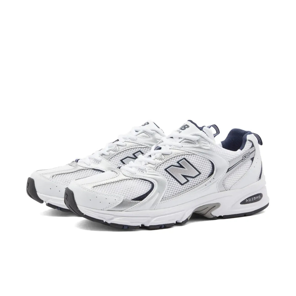 New Balance 530 White Silver Navy