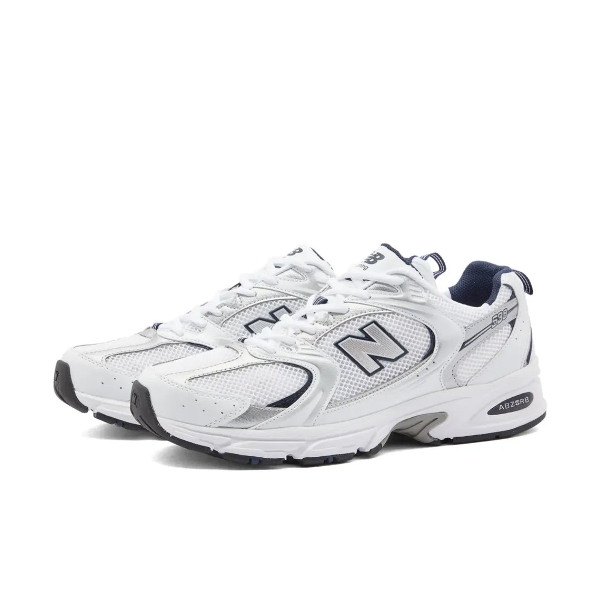New Balance 530 White Silver Navy