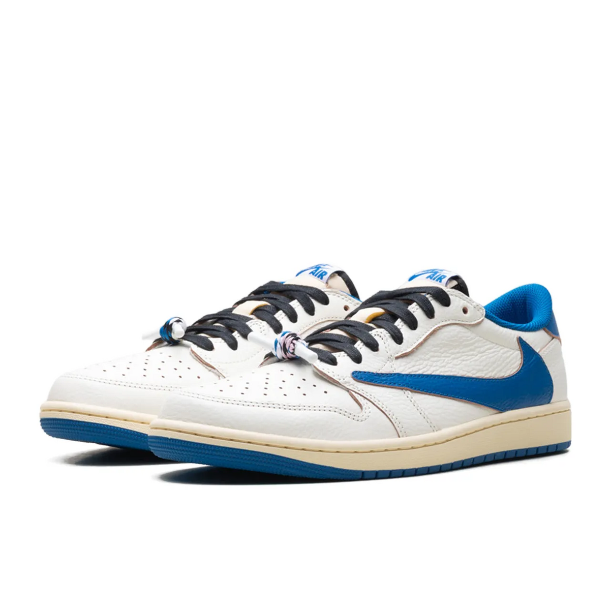 Jordan 1 Retro Low OG SP Fragment x Travis Scott Sail Military Blue