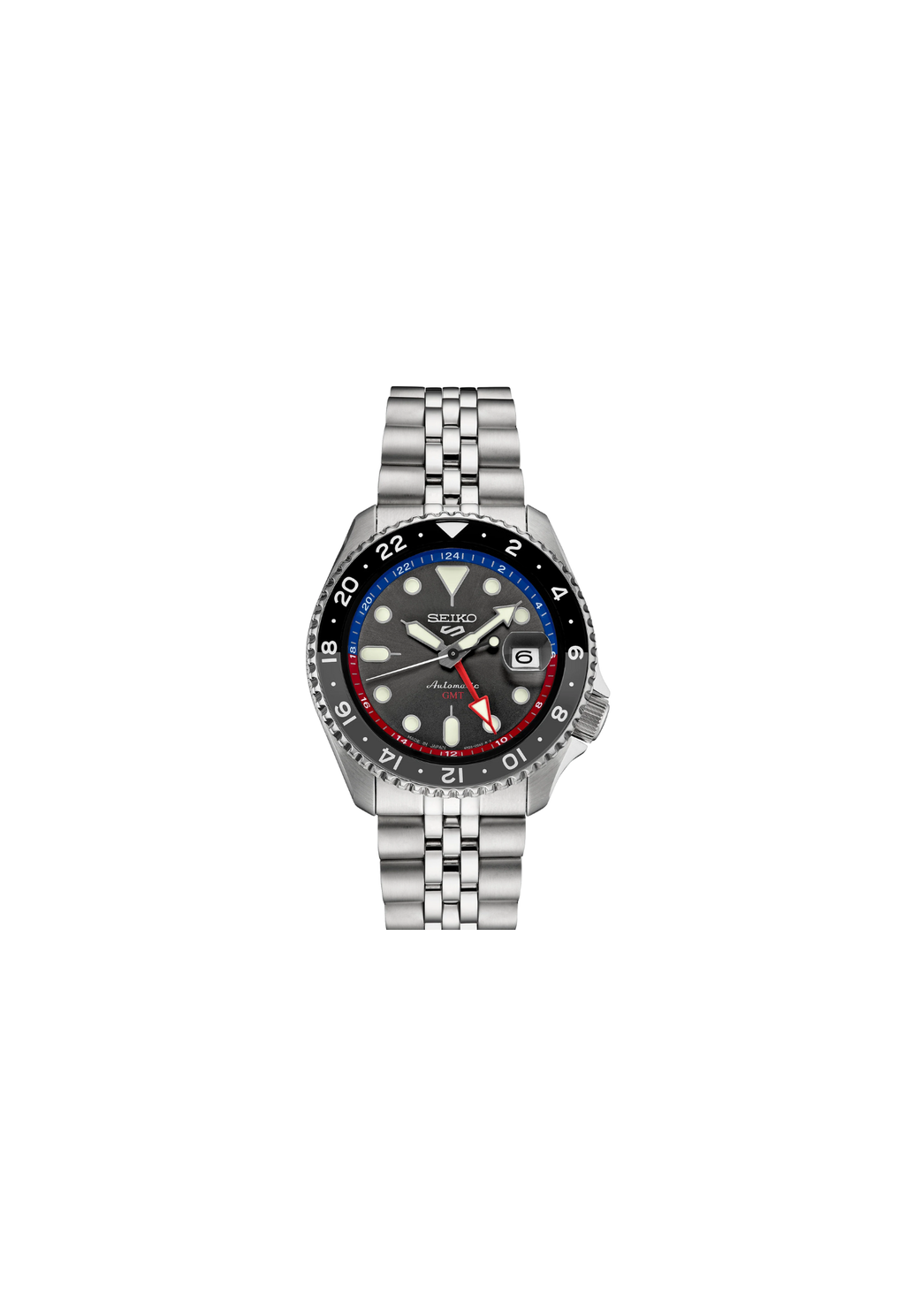 Seiko SSK019K1 – Automatico GMT – Quadrante Grigio – Cassa 42,5 mm – Codice SSK019K1