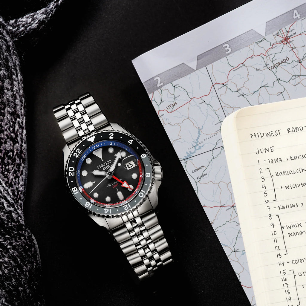 Seiko SSK019K1 – Automatico GMT – Quadrante Grigio – Cassa 42,5 mm – Codice SSK019K1