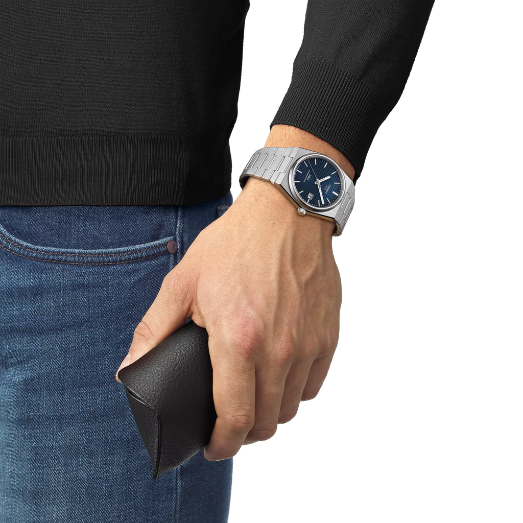 Tissot PRX Powermatic 80 T137.407.11.041.00 – Orologio automatico blu 40 mm, cassa acciaio, fondello a vista, vetro zaffiro