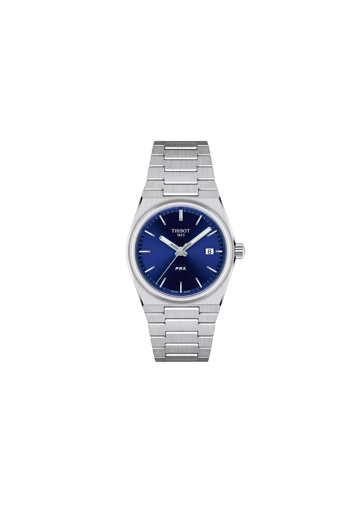Tissot PRX 35mm – Orologio Quarzo Swiss Made, Quadrante Blu, Acciaio, Ref. T137.210.11.041.00