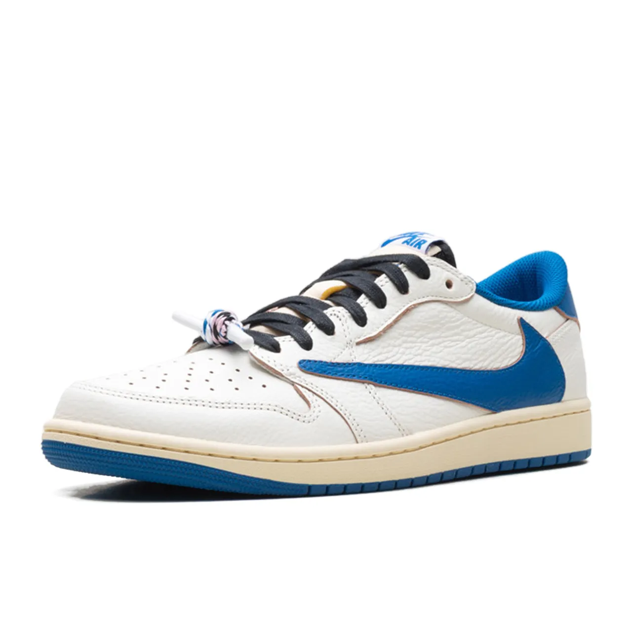 Jordan 1 Retro Low OG SP Fragment x Travis Scott Sail Military Blue