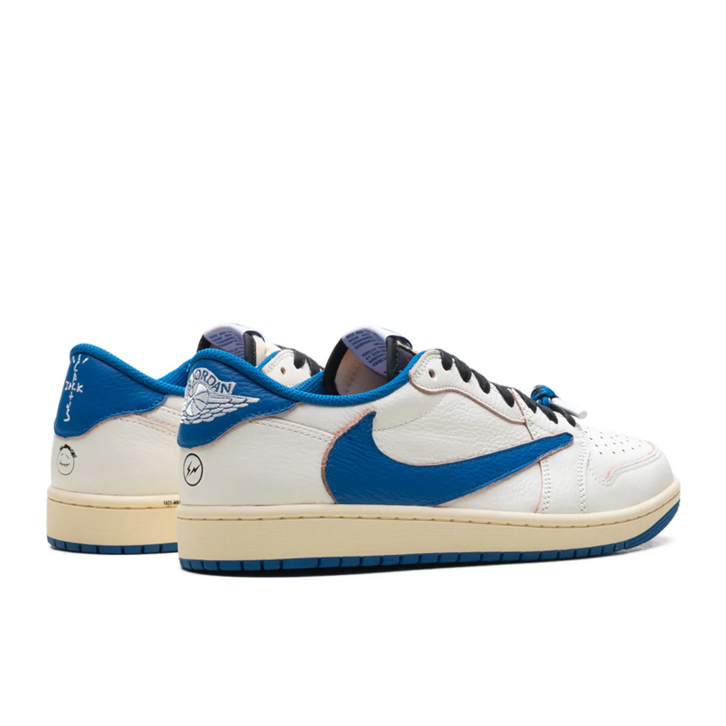 Jordan 1 Retro Low OG SP Fragment x Travis Scott Sail Military Blue