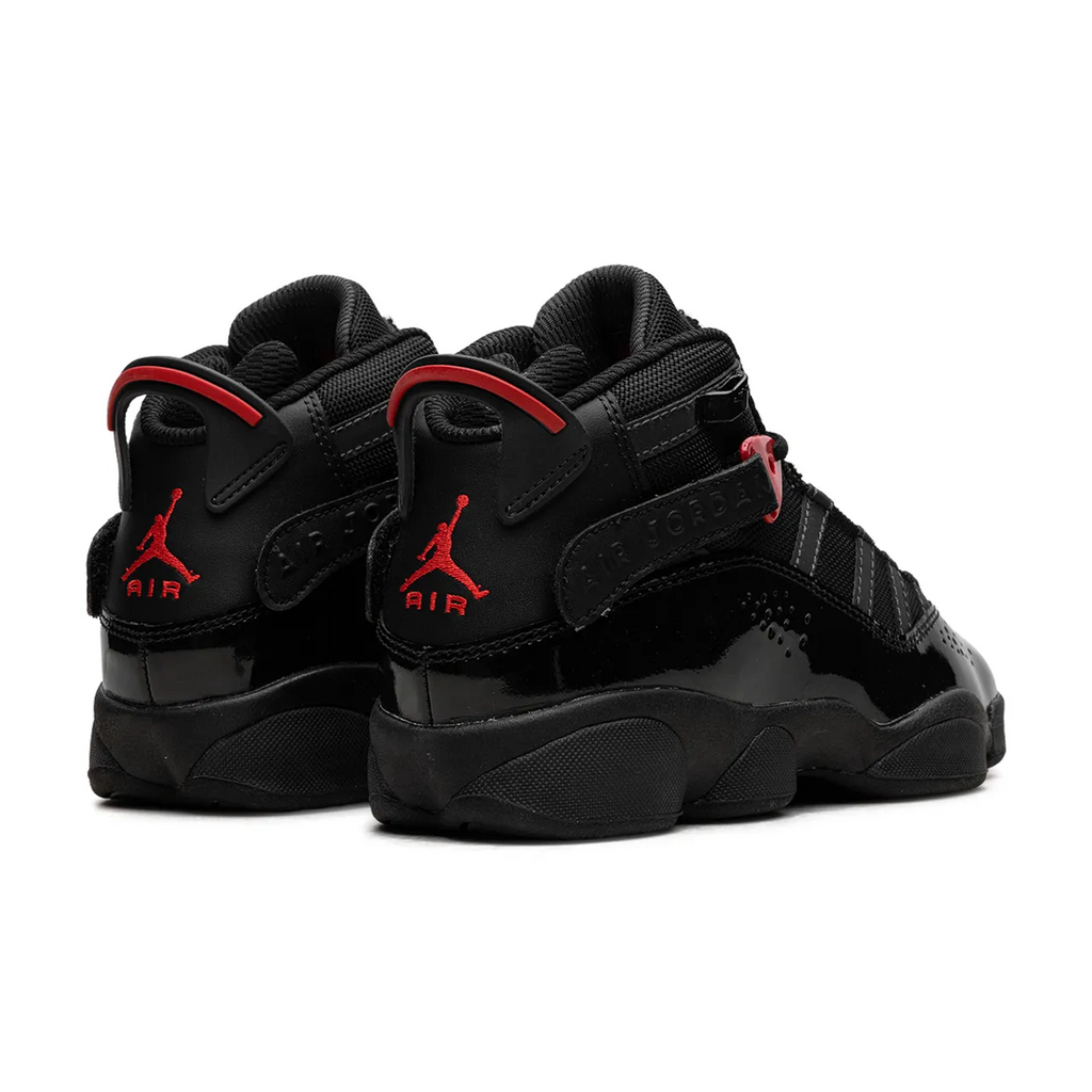 Jordan 6 Rings Black Anthracite Fire Red