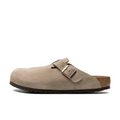 Birkenstock Boston Soft Footbed Suede Taupe