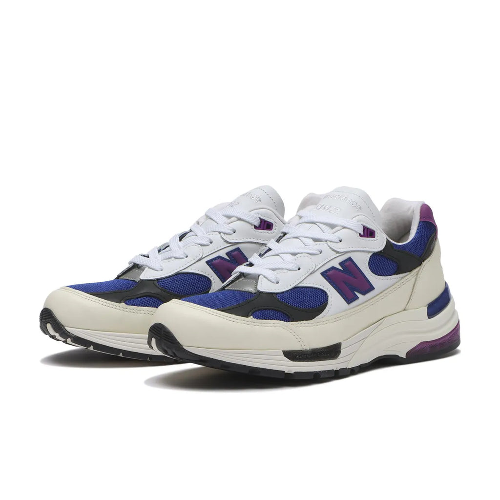 New Balance 992 MiUSA White Royal Purple Fuchsia