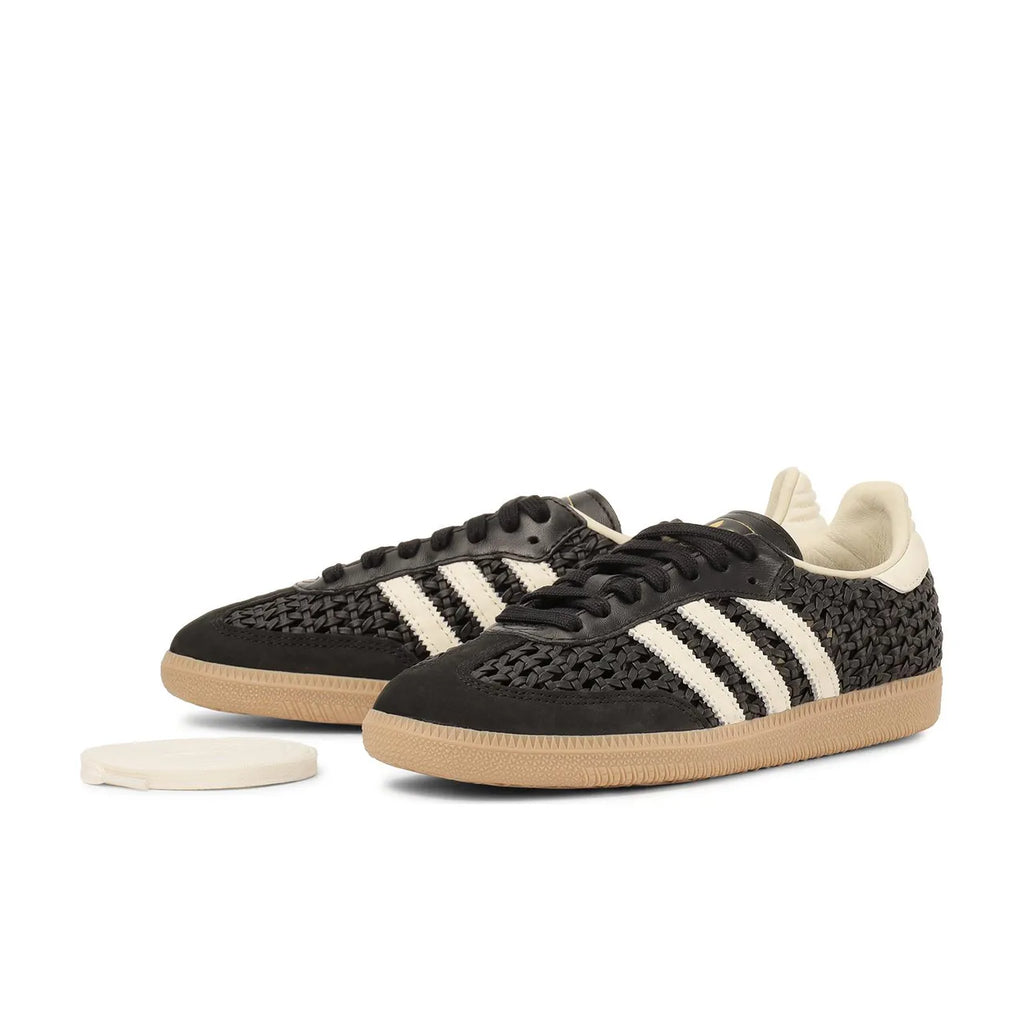 adidas Samba OG Basketweave Black Cream White