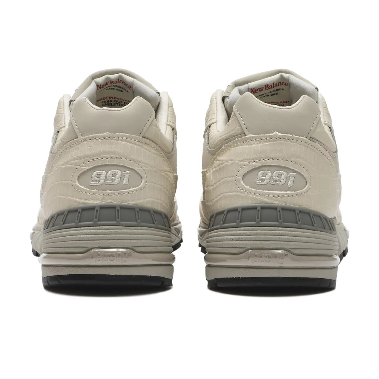New Balance 991 MiUK Oyster Grey Crocodile