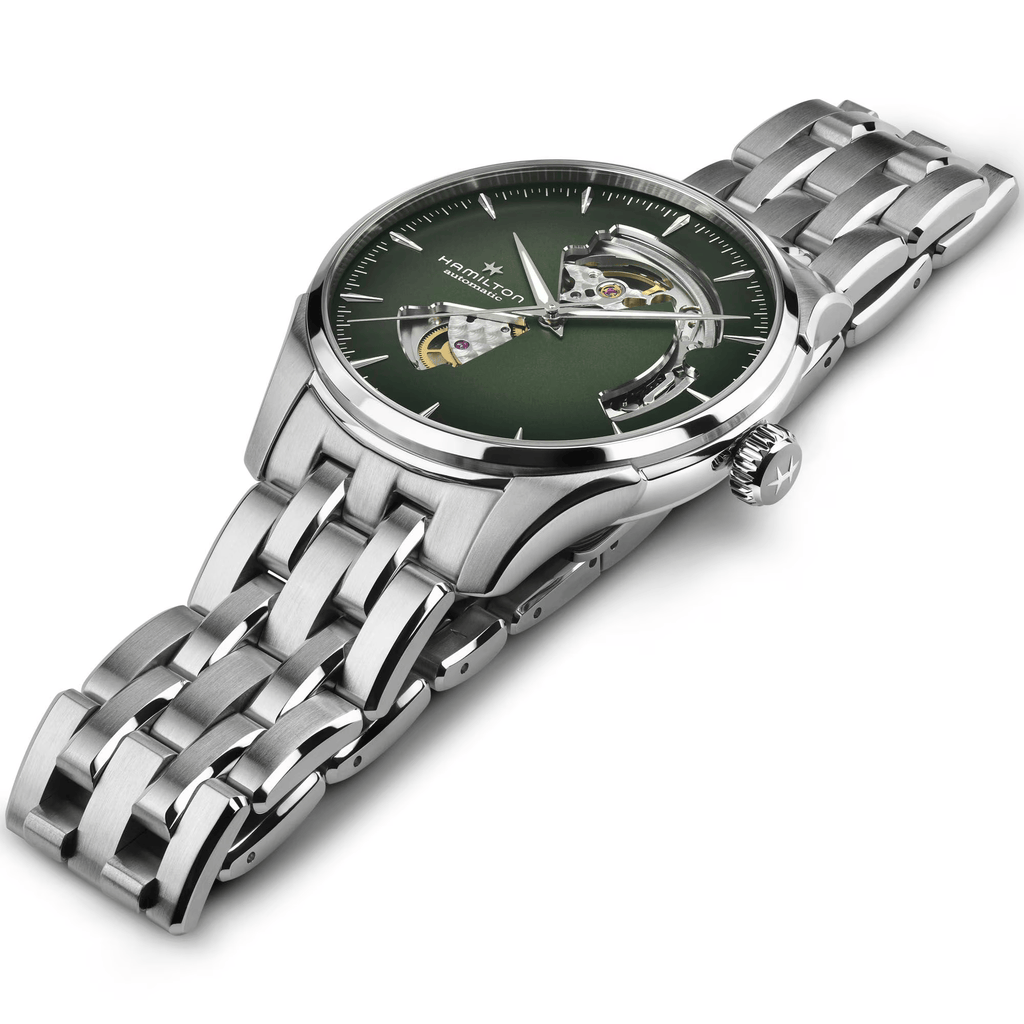 Hamilton Jazzmaster H32675160 – scheletrato automatico verde in acciaio