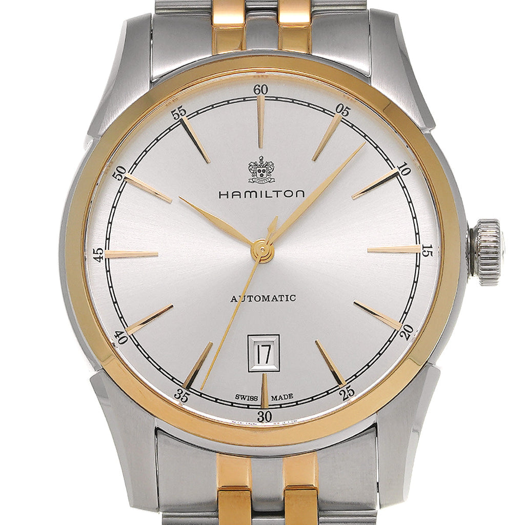 Hamilton American Classic H42425151 – Automatico elegante con quadrante argento e cassa in PVD rosa