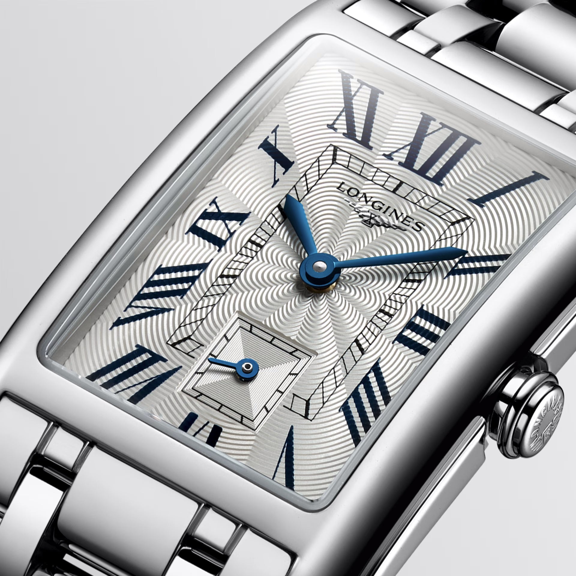Longines orologio DolceVita 23,30x37mm argento quarzo acciaio L5.512.4.71.6