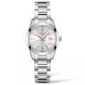 Longines orologio Conquest Classic 29,5mm argento acciaio quarzo L2.286.4.72.6