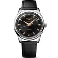 Longines orologio Conquest Heritage 40mm nero automatico acciaio L1.650.4.52.2