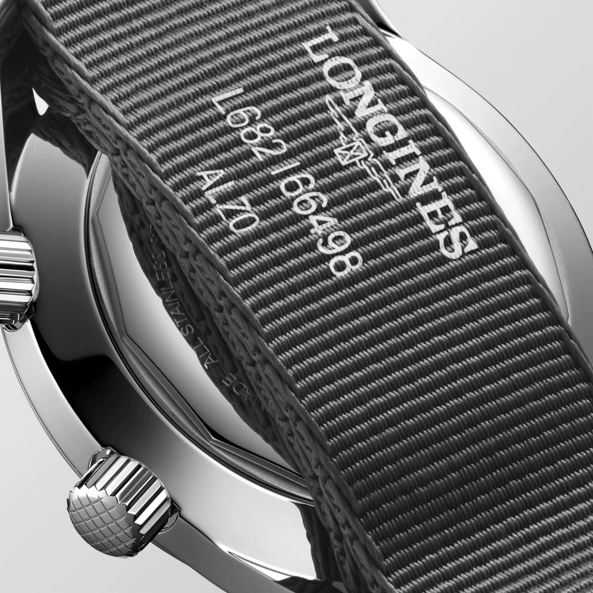 Longines orologio Legend Diver Watch 42mm grigio automatico acciaio L3.774.4.70.2